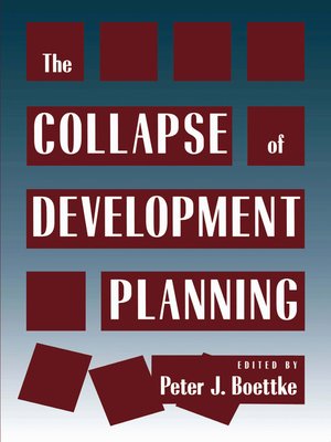 cover image of Collapse of Development Planning